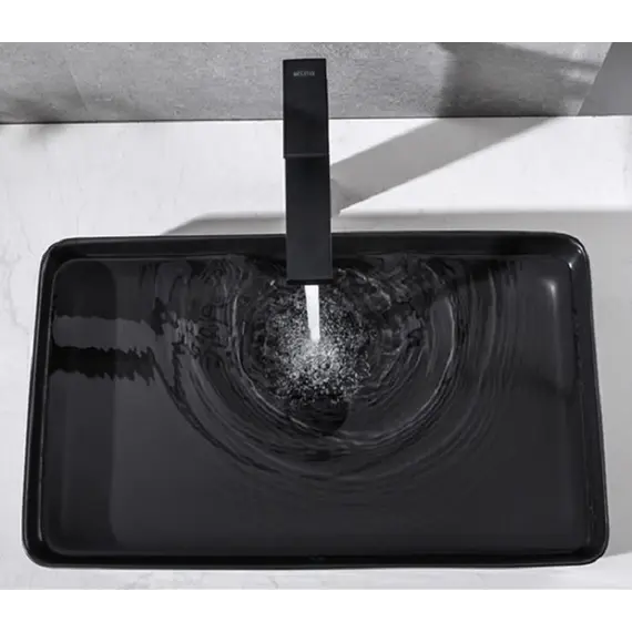 Раковина для ванной накладная прямоугольная CeramaLux 9396-1МВ