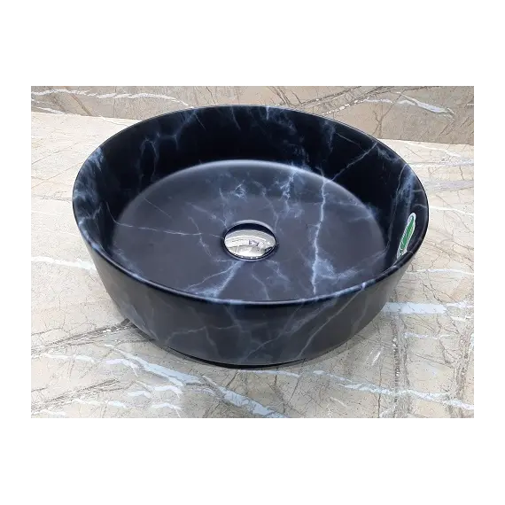 Раковина для ванной накладная круглая CeramaLux C1107