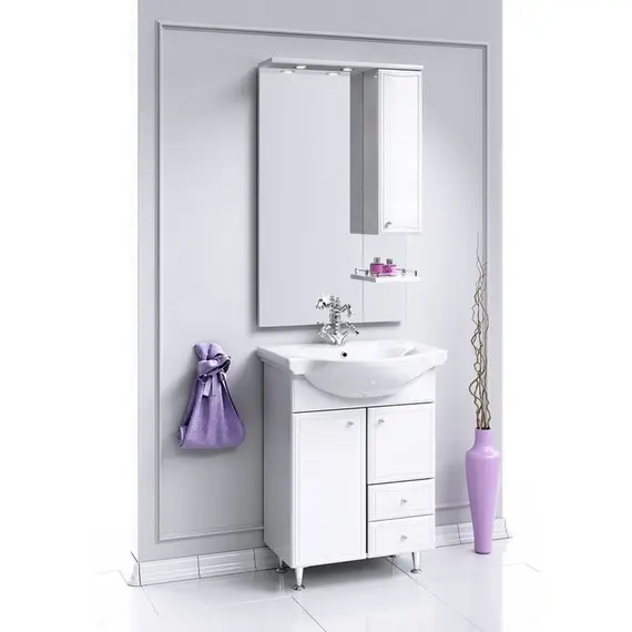 Тумба напольная AQWELLA Барселона с бельевой корзиной