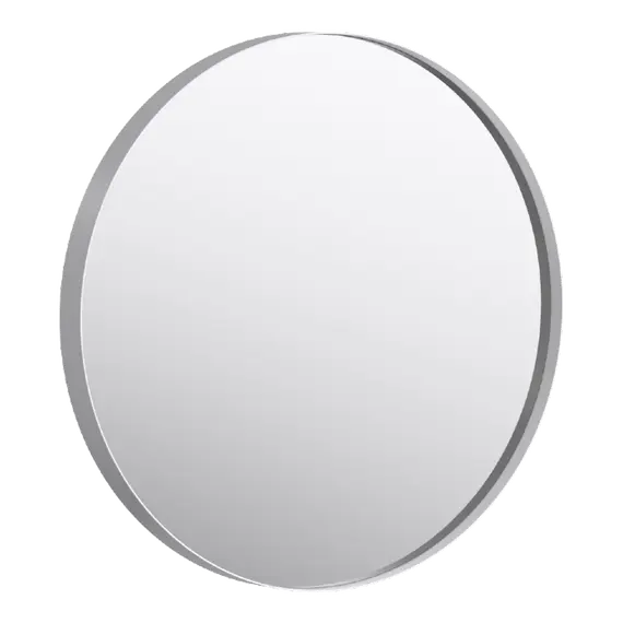 Зеркало круглое в металлической раме AQWELLA