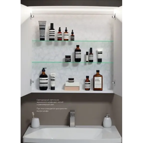 Зеркало-шкаф AQWELLA Неринга 80