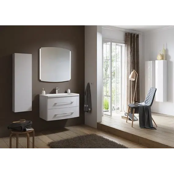 Тумба подвесная с умывальником AQWELLA Неринга 80