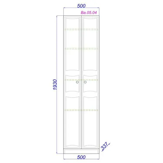 Пенал напольный AQWELLA Барселона 50