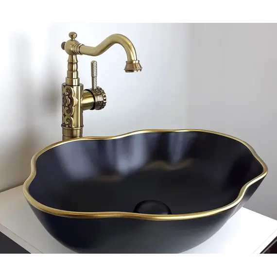 Раковина-чаша  Bronze De Luxe Black Orchid