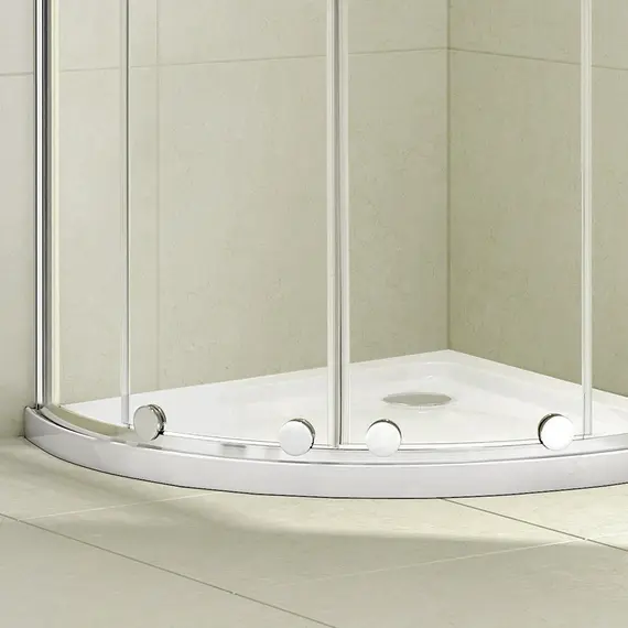 Душевой уголок  Alvaro Banos Toledo S90.20 Cromo 90х90 прозрачное, без поддона, четверть круга