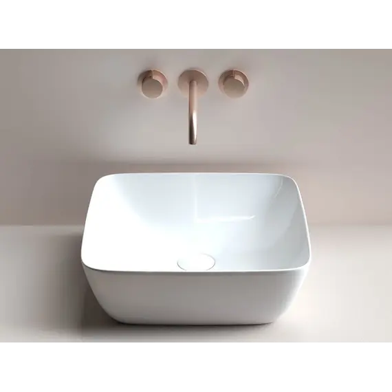Умывальник чаша накладная квадратная Ceramica Nova FORM CN2002