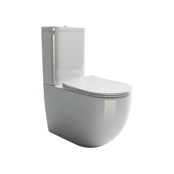 Напольный пристенный унитаз Ceramica Nova Mia CN1801