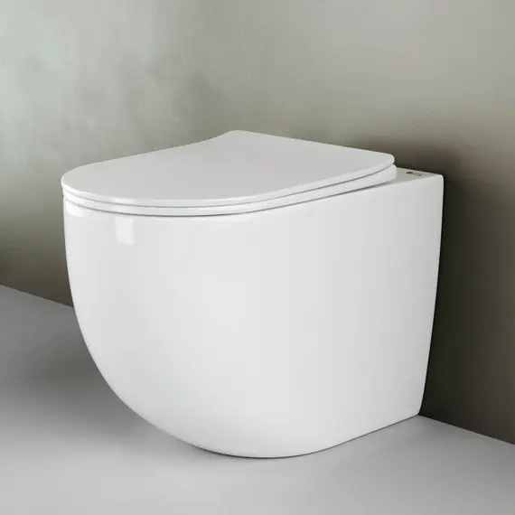 Напольный приставной унитаз Ceramica Nova Mia Rimless CN1810