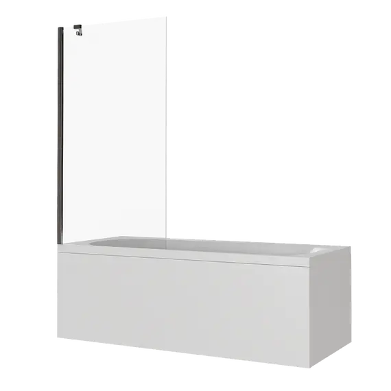 Шторка неподвижная для ванны Good Door SCREEN BS-C-B высота 140