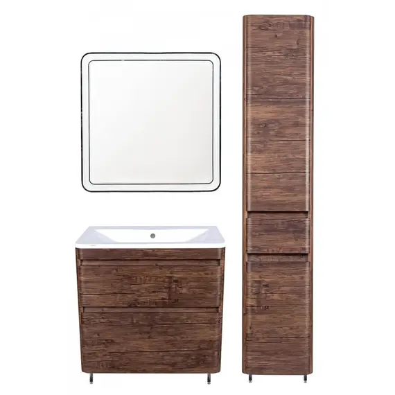 Тумба напольная с раковиной Style Line Атлантика , Люкс старое дерево, PLUS