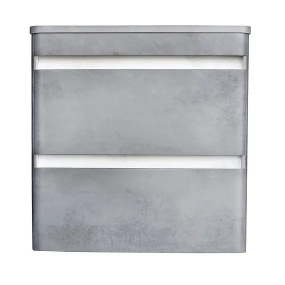 Тумба подвесная со столешницей МДФ Style Line Атлантика бетон темный