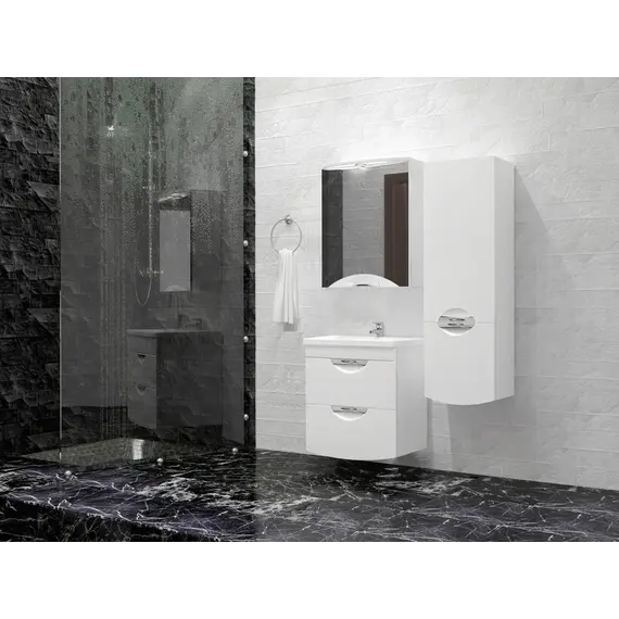 Тумба подвесная с раковиной Style Line Жасмин