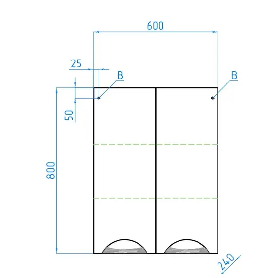 Подвесной шкаф Style Line Жасмин