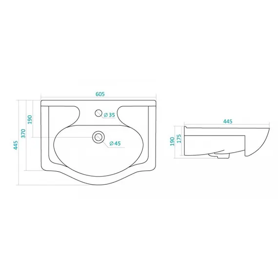 Тумба напольная с раковиной Style Line Жасмин