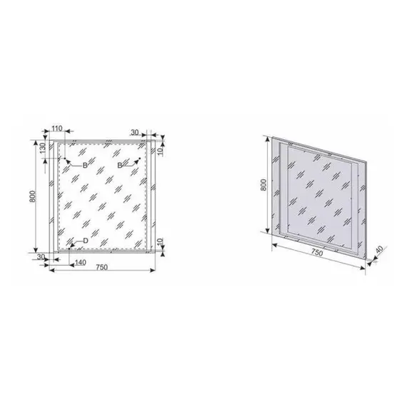 Зеркало Style Line Прованс