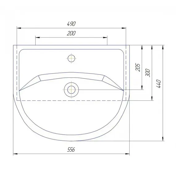 Тумба напольная с раковиной Style Line Эко Фьюжн