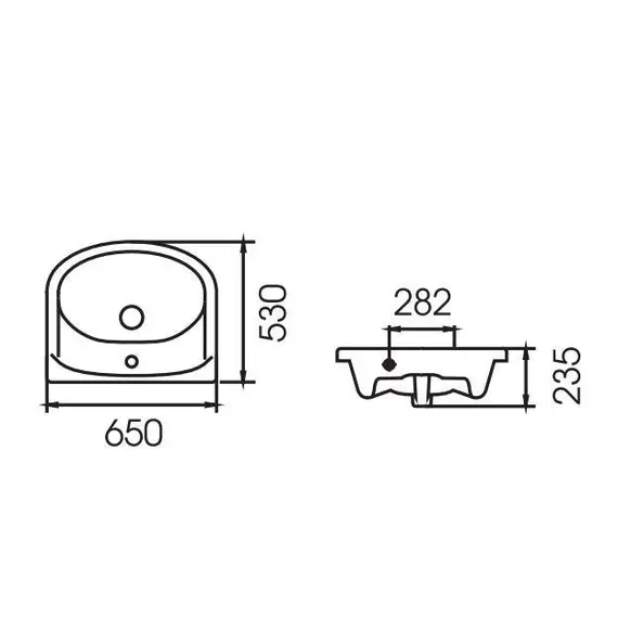 Тумба напольная с раковиной Style Line Эко Фьюжн