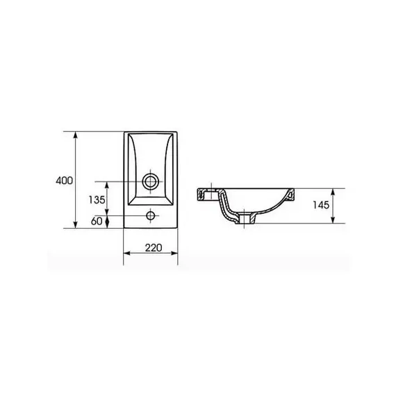 Тумба напольная с раковиной Style Line