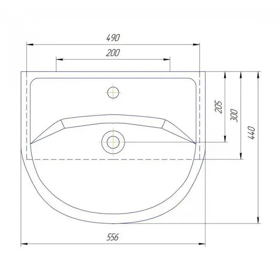 Тумба напольная с раковиной Style Line