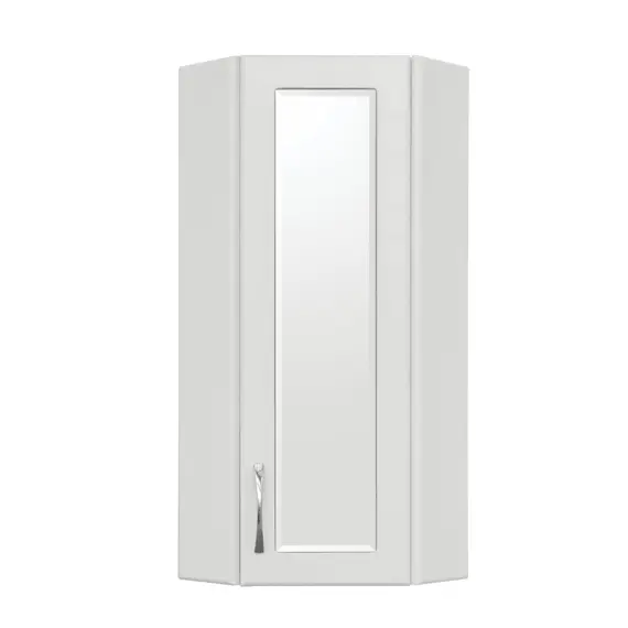 Шкаф с зеркальной вставкой Style Line  угловой