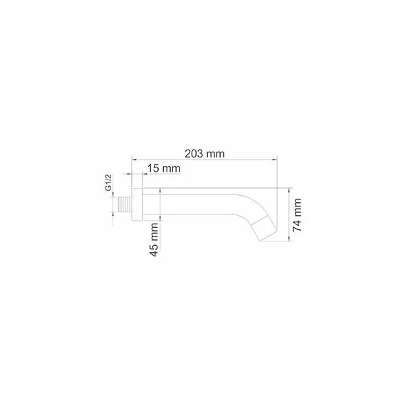 Излив WasserKRAFT Wern 4200 A098