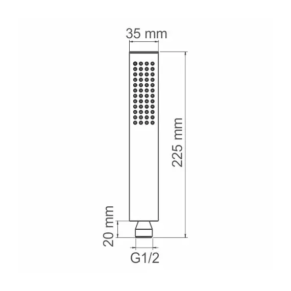 Лейка WasserKRAFT  для душа A103