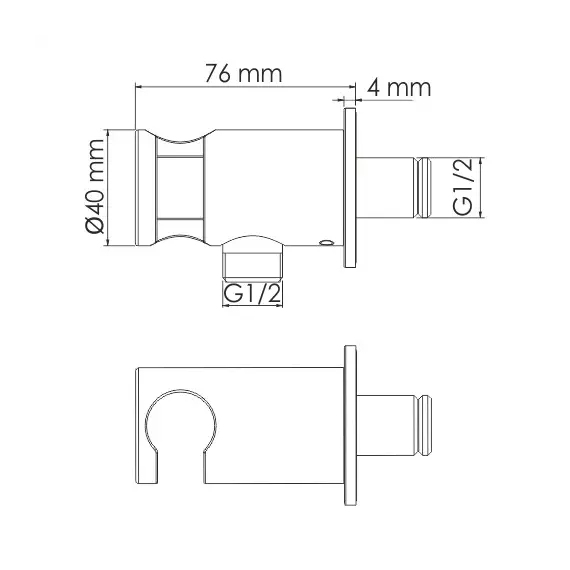 Подключение шланга WasserKRAFT Встраиваемая продукция A135