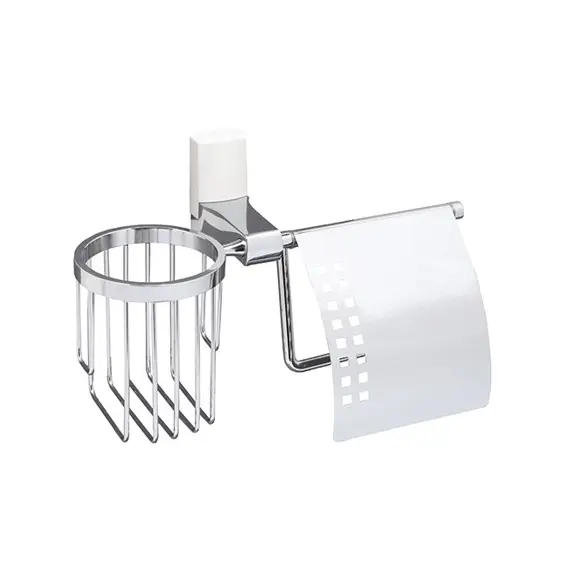 Держатель туалетной бумаги и освежителя  WasserKRAFT Leine K-5059WHITE