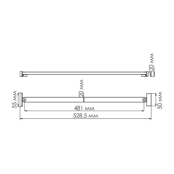 Фиксатор обратной панели WasserKRAFT Aller D103