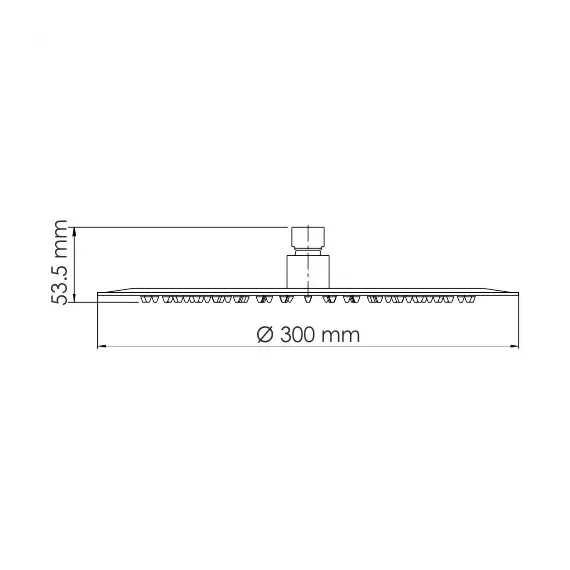 Верхняя душевая насадка WasserKRAFT Abens 2000 A160