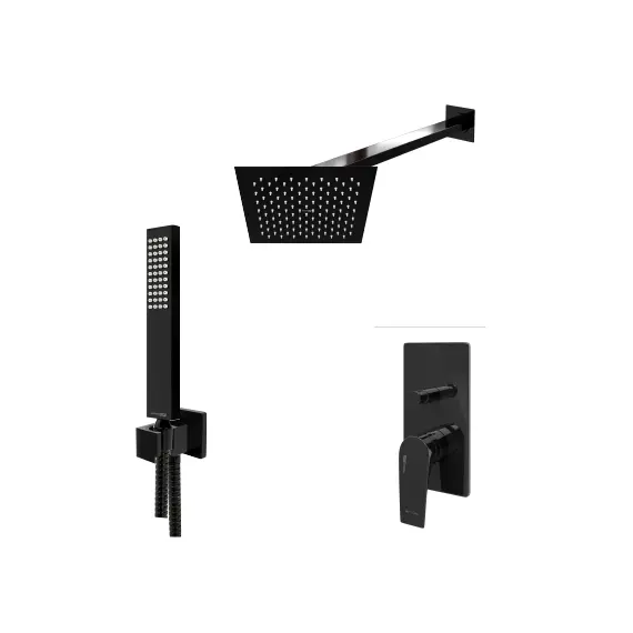 Встраиваемый комплект с верхней душевой насадкой, лейкой и изливом WasserKRAFT  A66209