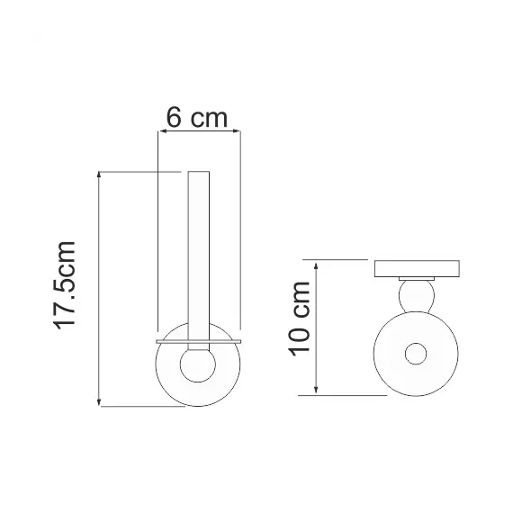 Держатель туалетной бумаги WasserKRAFT Diemel K-2200 K-2297