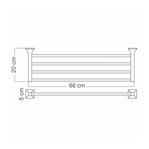 Полка WasserKRAFT Wern K-2500 K-2511