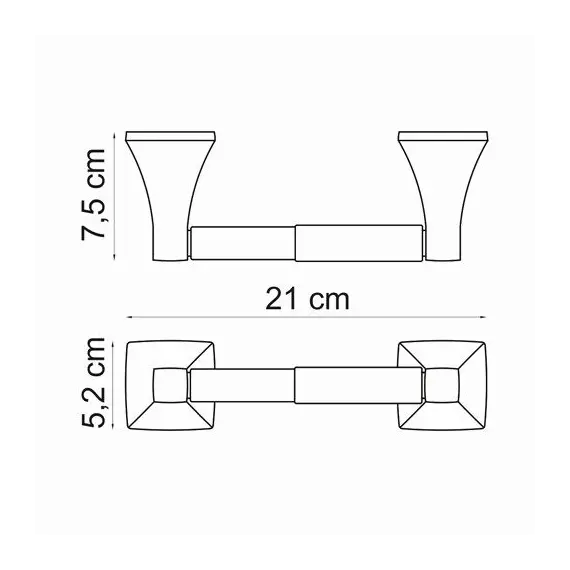 Держатель  туалетной бумаги WasserKRAFT Wern K-2500 K-2522