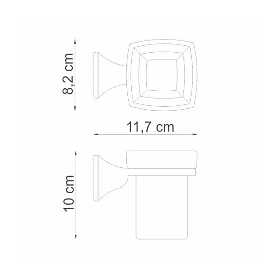 Стакан WasserKRAFT Wern K-2500 K-2528