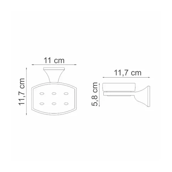 Мыльница WasserKRAFT Wern K-2500 K-2529