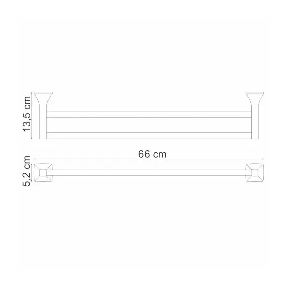Держатель полотенец WasserKRAFT Wern K-2500 K-2540