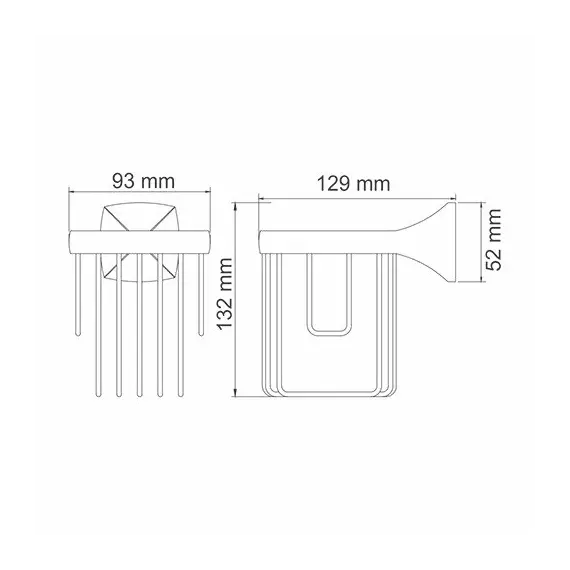 Держатель освежителя WasserKRAFT Wern K-2500 K-2545