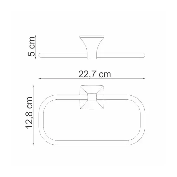 Держатель  полотенец  WasserKRAFT Wern K-2560