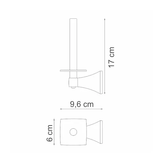 Держатель  туалетной бумаги WasserKRAFT Wern K-2500 K-2597