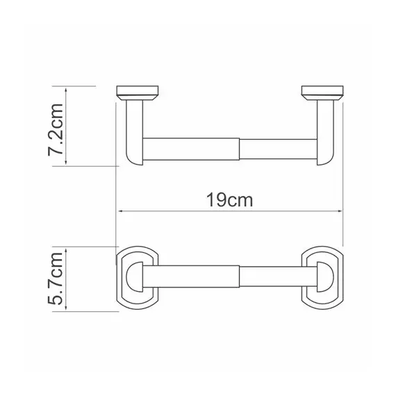 Держатель  туалетной бумаги WasserKRAFT Oder K-3000 K-3022