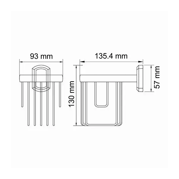 Держатель освежителя WasserKRAFT Oder K-3000 K-3045
