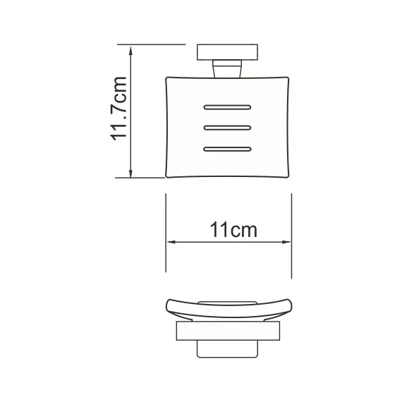Мыльница WasserKRAFT Dill K-3900 K-3929