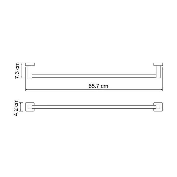 Держатель полотенец WasserKRAFT Dill K-3900 K-3930