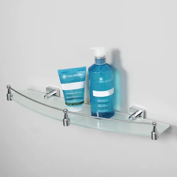 Полка стеклянная с бортиком WasserKRAFT Dill K-3900 K-3944