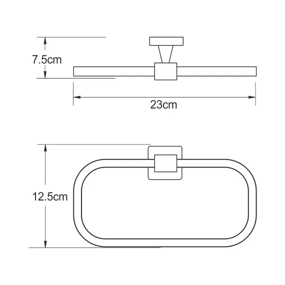 Держатель полотенец WasserKRAFT Dill  K-3960