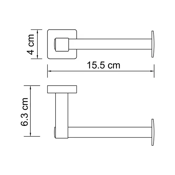 Держатель туалетной бумаги WasserKRAFT Dill K-3900 K-3996