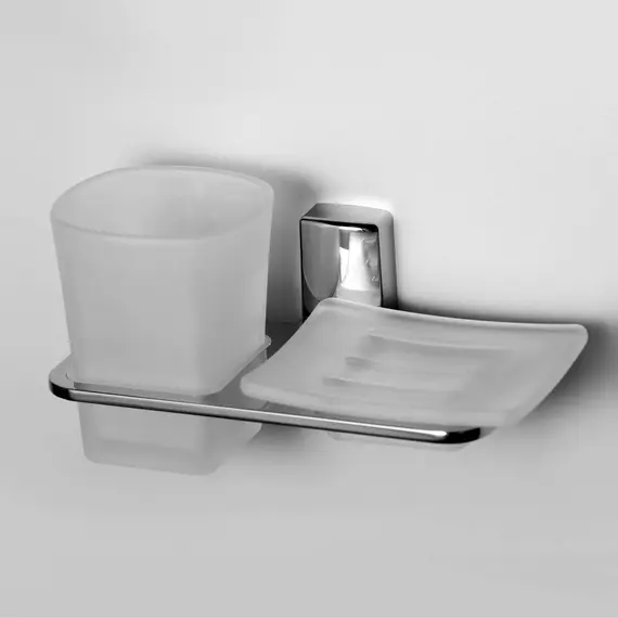 Держатель стакана и мыльницы WasserKRAFT  Leine K-5000 K-5026