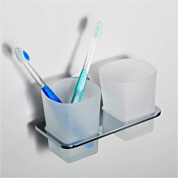 Стакан двойной WasserKRAFT Leine K-5000 K-5028D