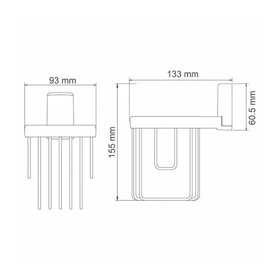 Держатель освежителя WasserKRAFT Leine K-5000 K-5045